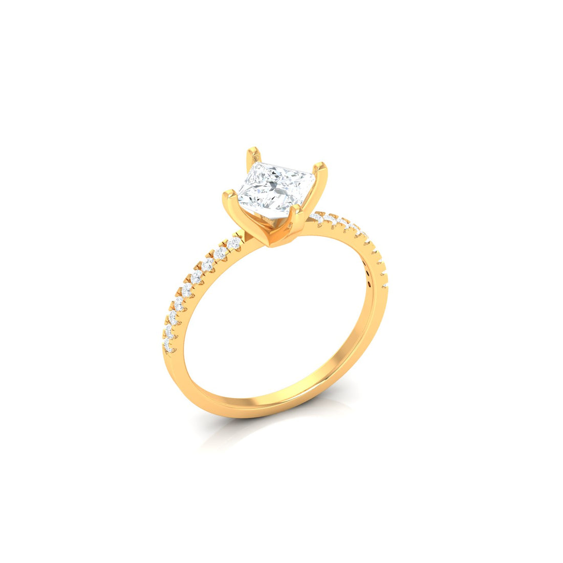 Classic Princess Diamond Ring