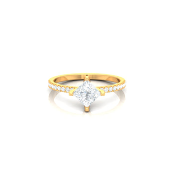Classic Princess Diamond Ring