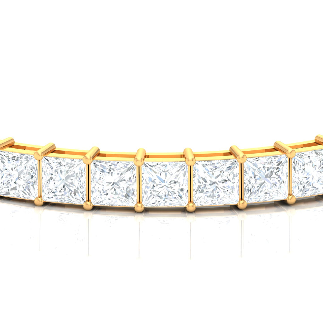 Princess Diamond Tennis Bracelet