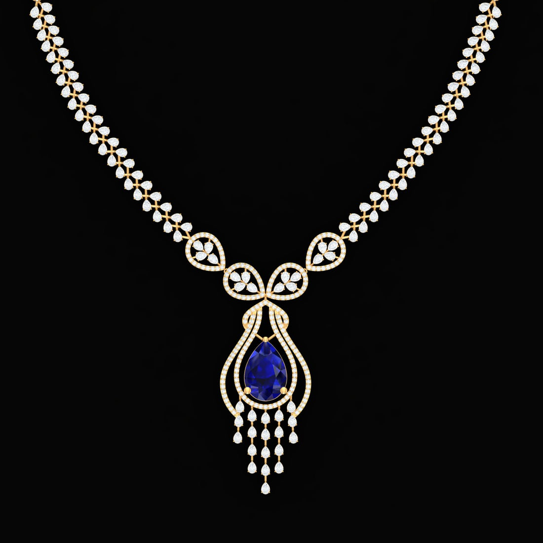 Starburst Brilliance Diamond Necklace