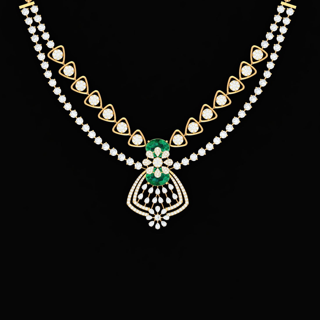 Stunning Bridal Diamond Necklace