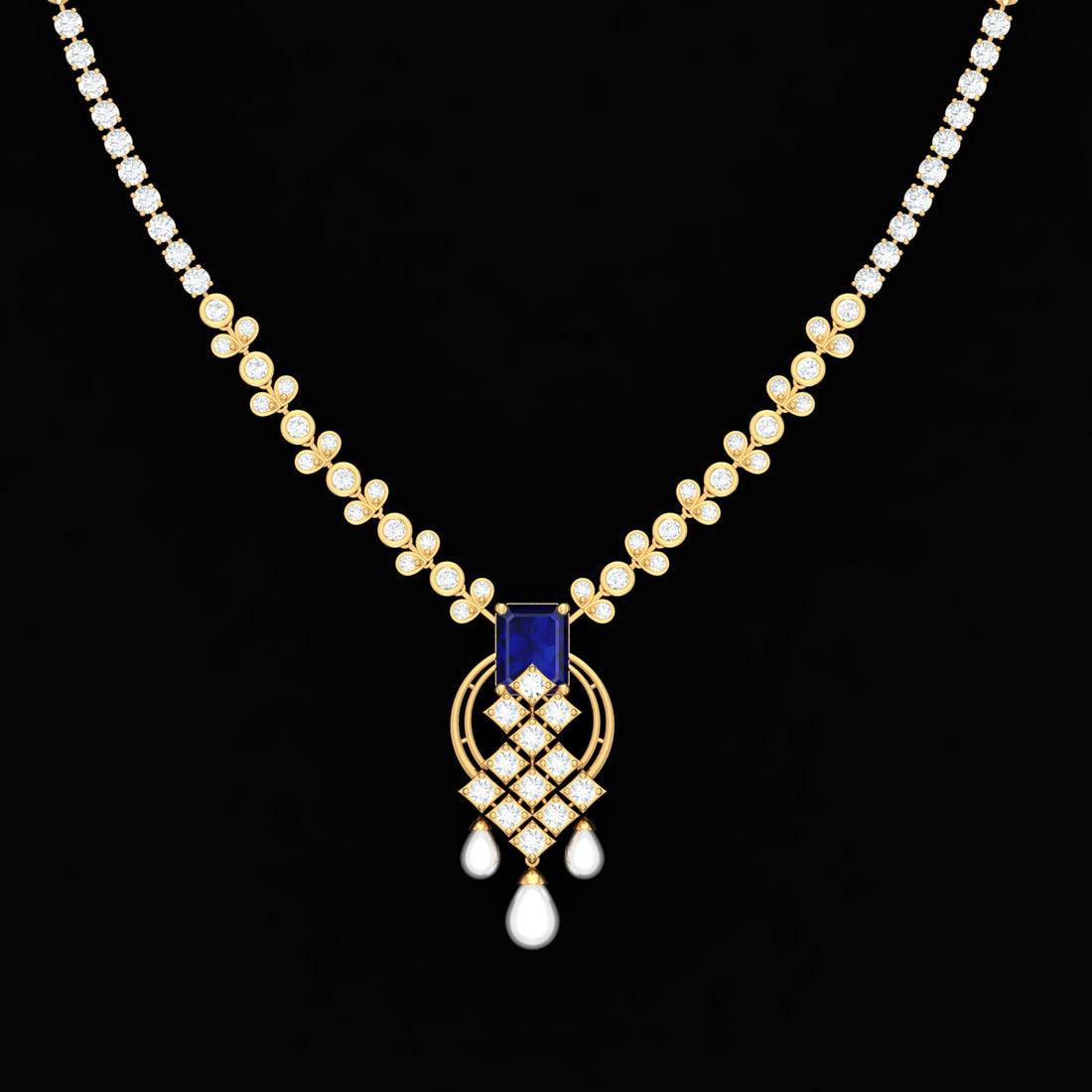 Blooms of Hope Natural diamond Necklace