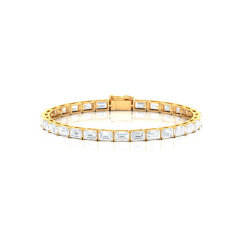 Emerald Diamond Tennis Bracelet