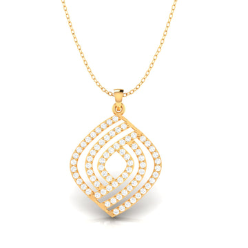 Elegance Diamond Pendant (WITHOUT CHAIN)