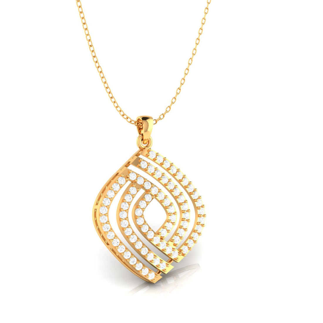 Elegance Diamond Pendant (WITHOUT CHAIN)