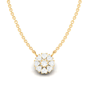 Heart Diamond Pendant (WITHOUT CHAIN)