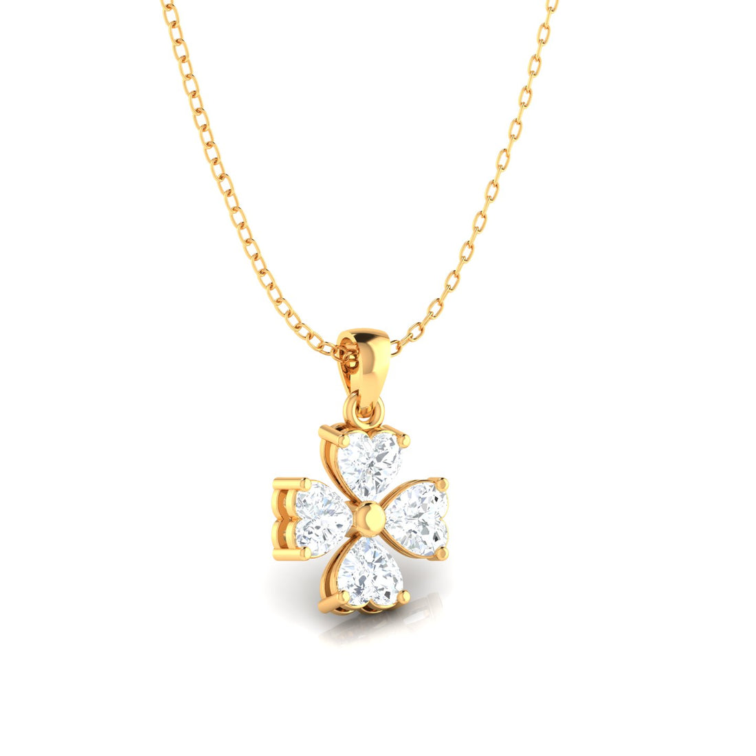 Simplistic Heart Diamond Pendant (WITHOUT CHAIN)