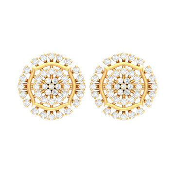 Sparkling Diamond Earrings