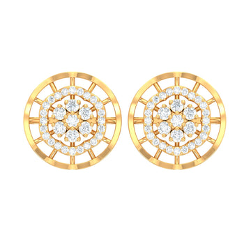 Alecia Heart Diamond Earrings