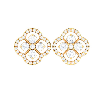 The Yael Pave Stud Earrings