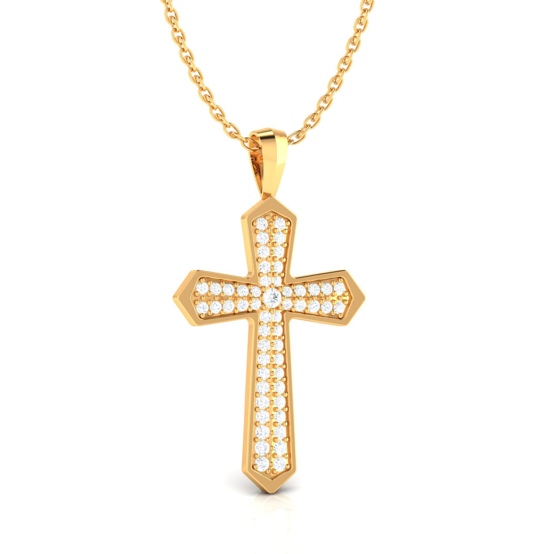 Cross Pendant Necklace (WITHOUT CHAIN)