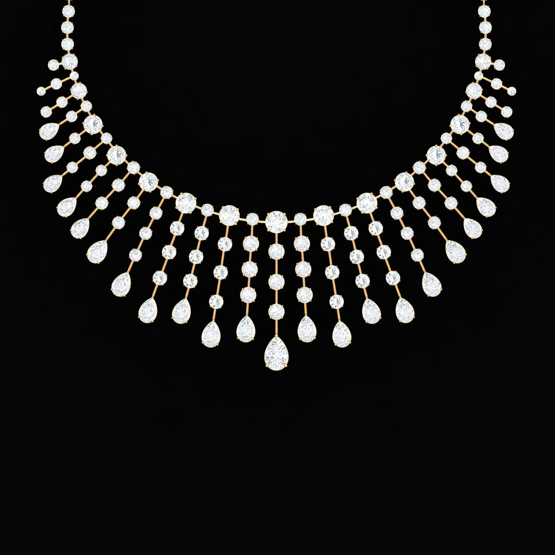 Regal Elegance Diamond Choker Necklace