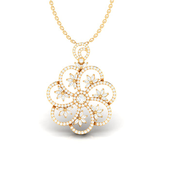 Splendid Gold and Diamond Pendant (WITHOUT CHAIN)