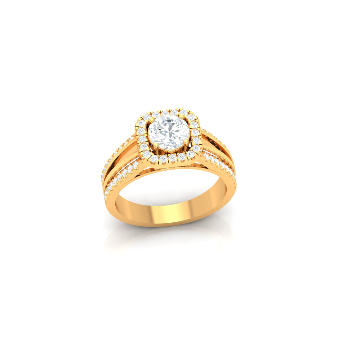 Glimmering Diamond Ring