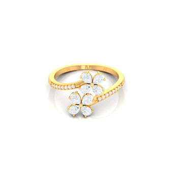 Vintage Casual Diamond Ring