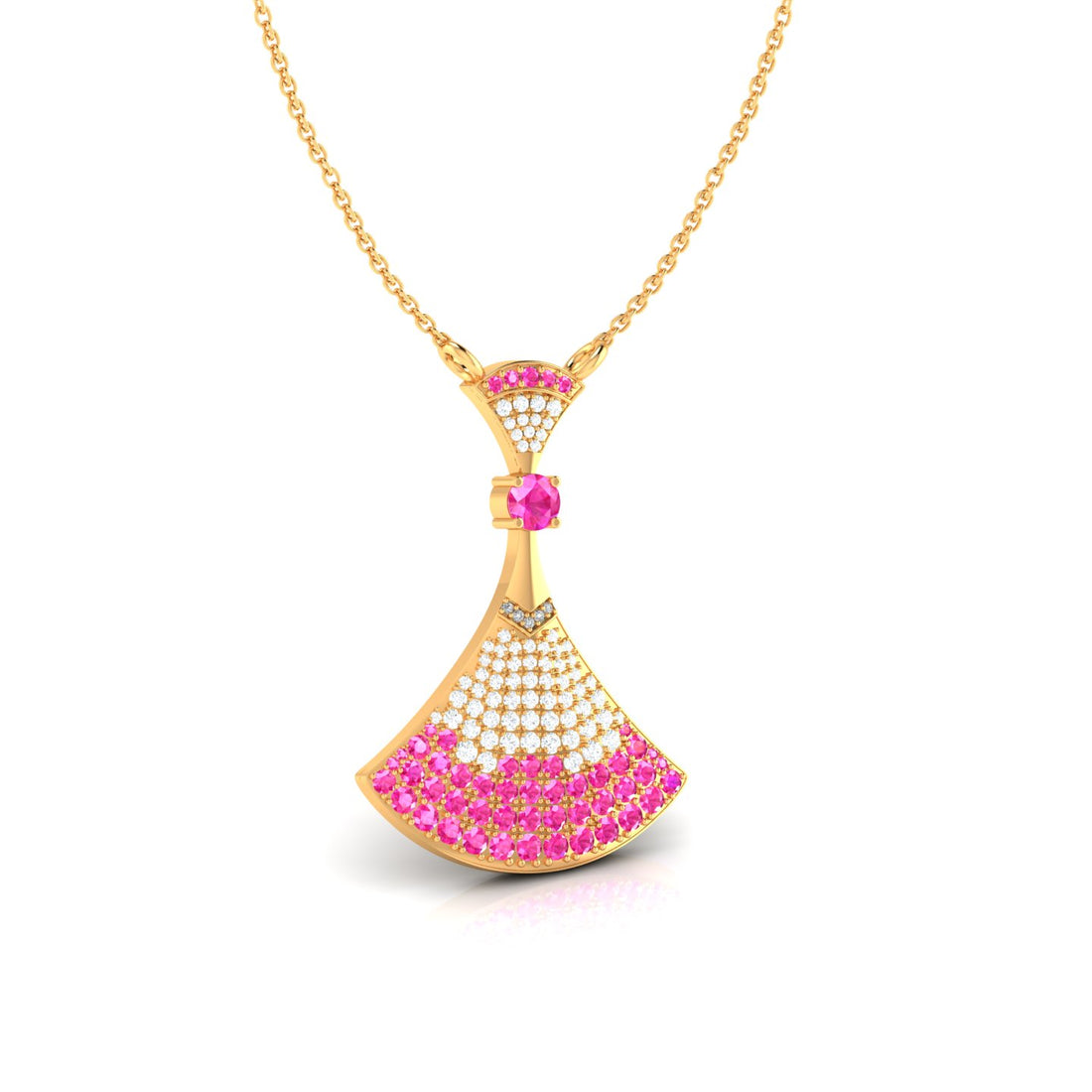 Rose gold Divas' Dream Pendant with Diamonds