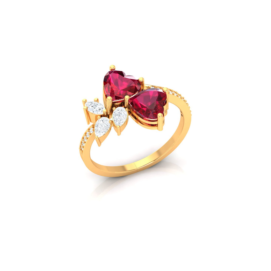 Red Diamond Ring