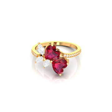 Red Diamond Ring