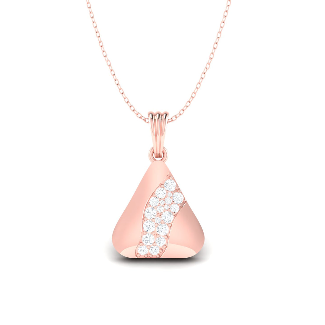 Opulent Angle Diamond Pendant