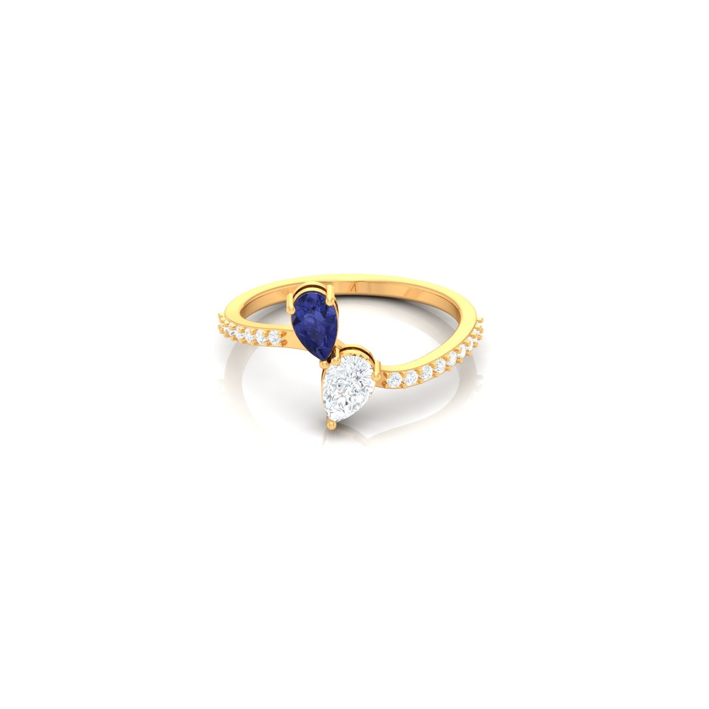 Blue Sapphire Promise Ring