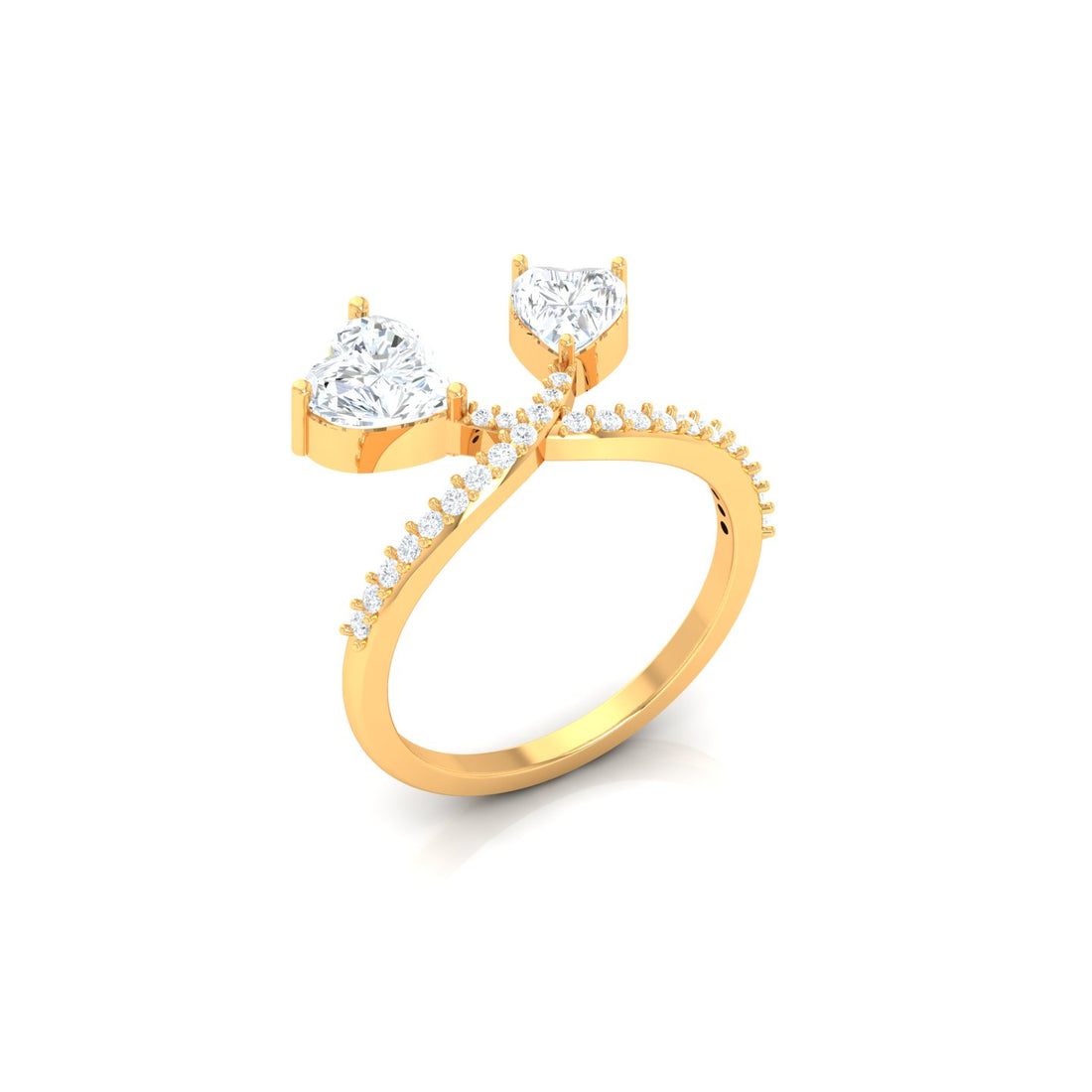 luxury Heart Diamond Ring