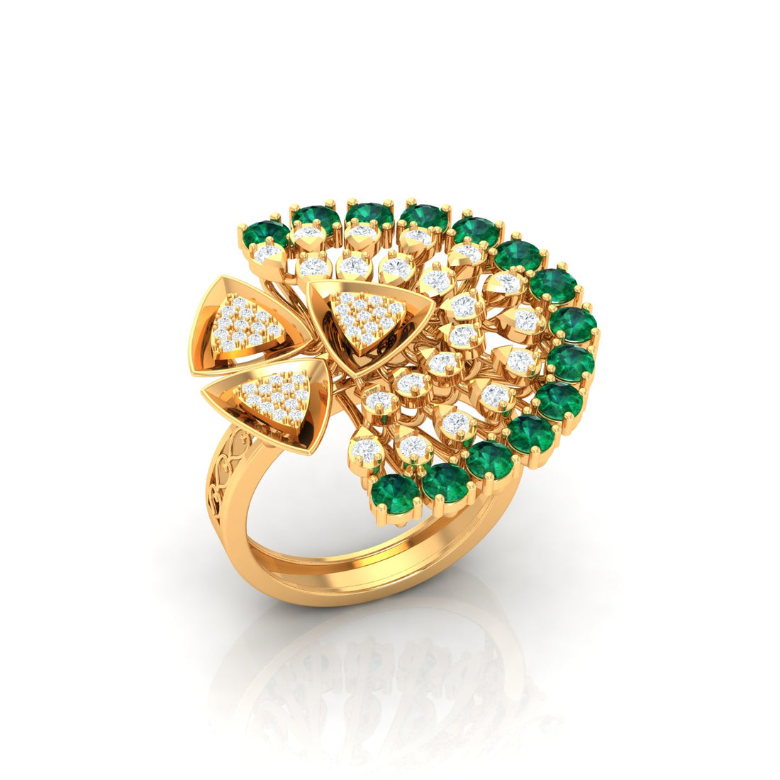 Crown Leaf Earring