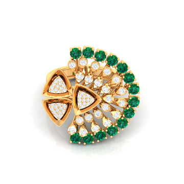 Crown Leaf Earring