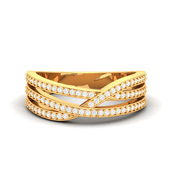 Elegant Square Lab Diamond Ring