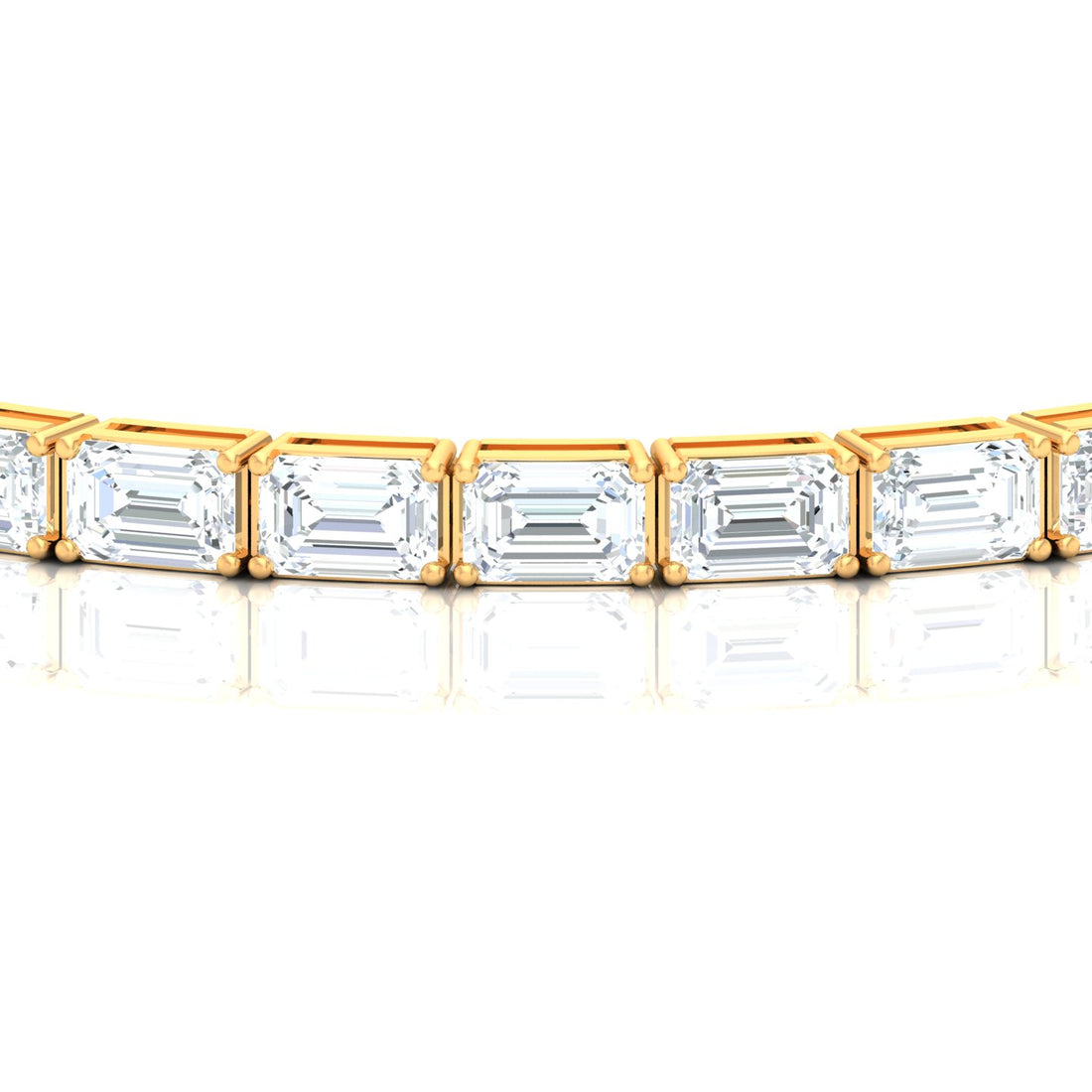 Emerald Diamond Tennis Bracelet