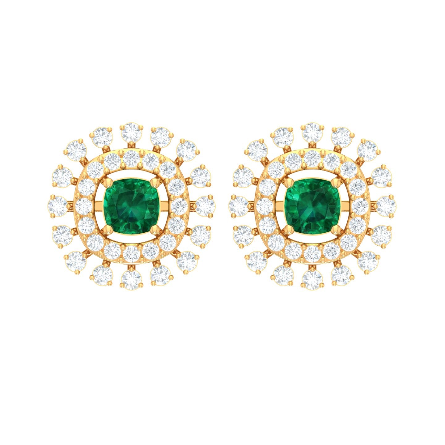 Pretty Princess Halo Stud Earrings
