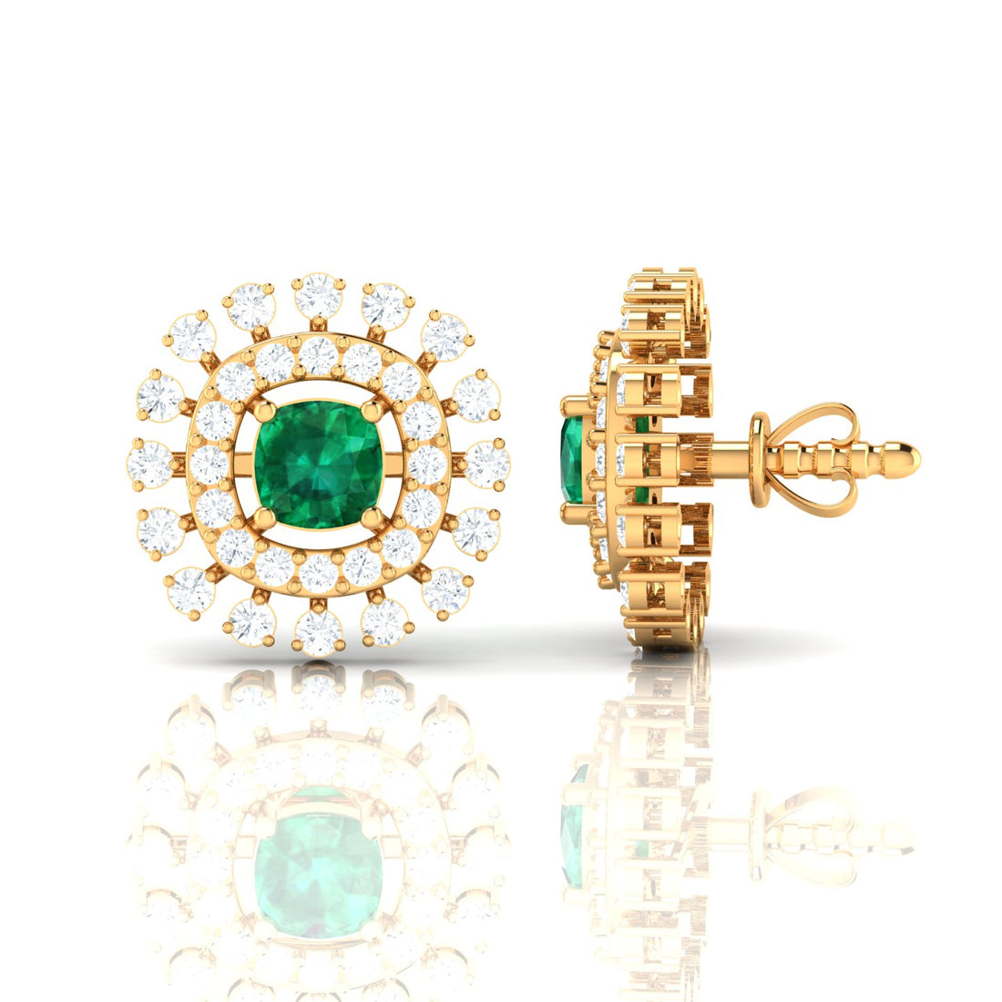 Pretty Princess Halo Stud Earrings