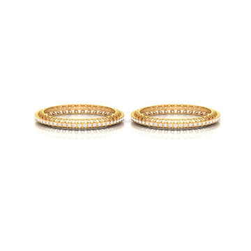 Round Diamond Bangles