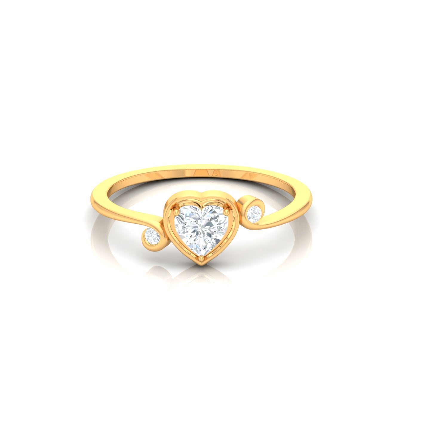 Heart Diamond Ring