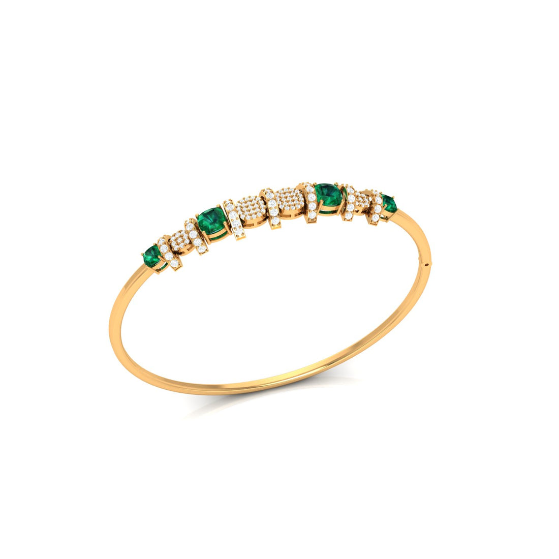 Elegance Emerald Bracelet Diamond