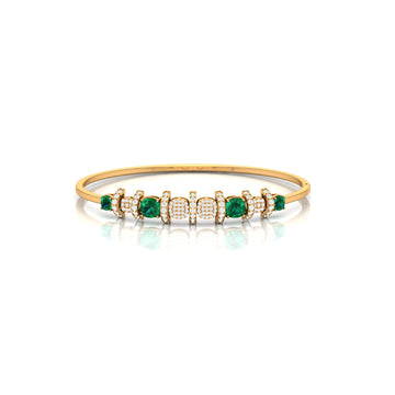 Elegance Emerald Bracelet Diamond