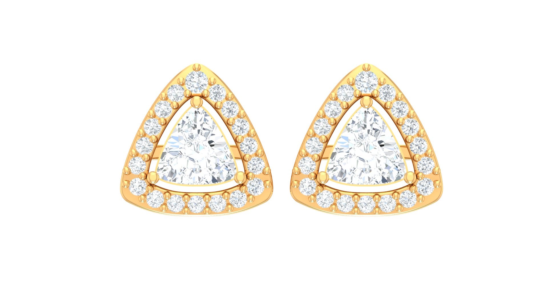 Captivating Brilliance Diamond Stud Earrings