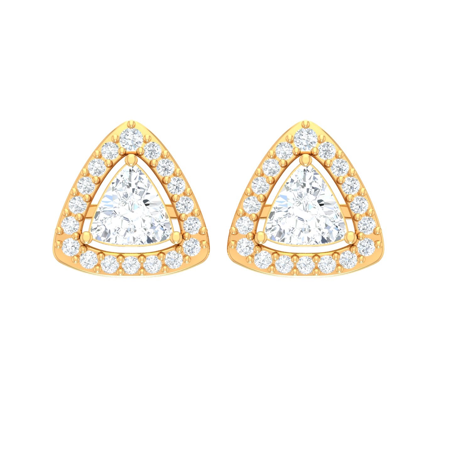Captivating Brilliance Diamond Stud Earrings