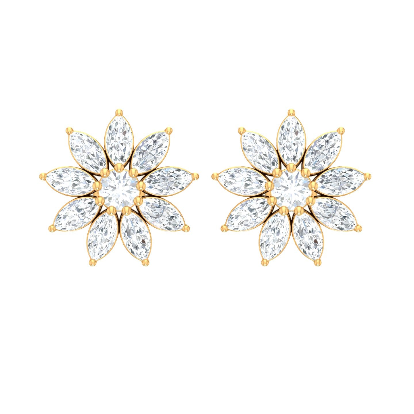 Blossom Brilliance Diamond Earrings