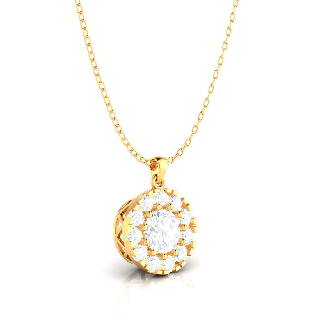 Divine Solitaires Natural Diamond Pendants (WITHOUT CHAIN)