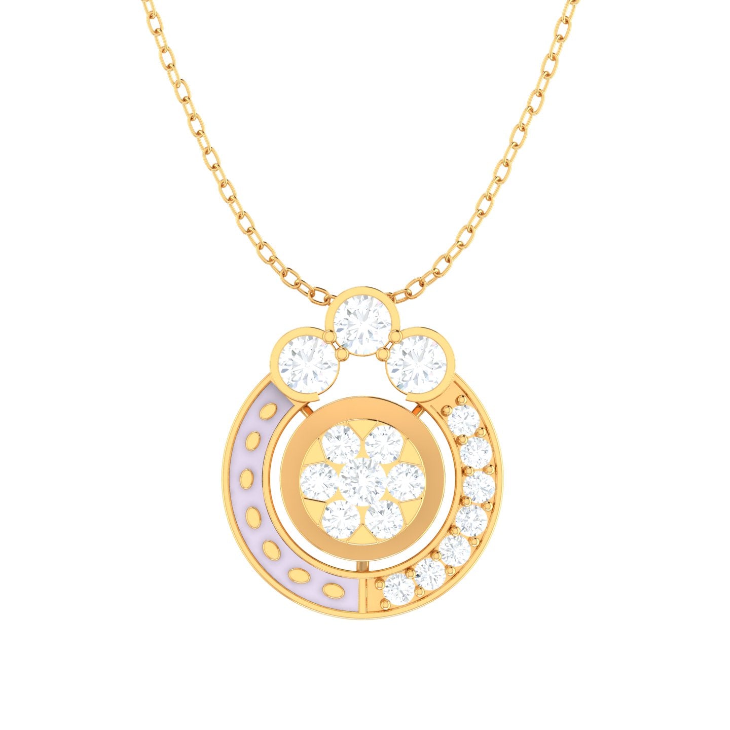 Urban Blossoms Diamond Pendant (WITHOUT CHAIN)