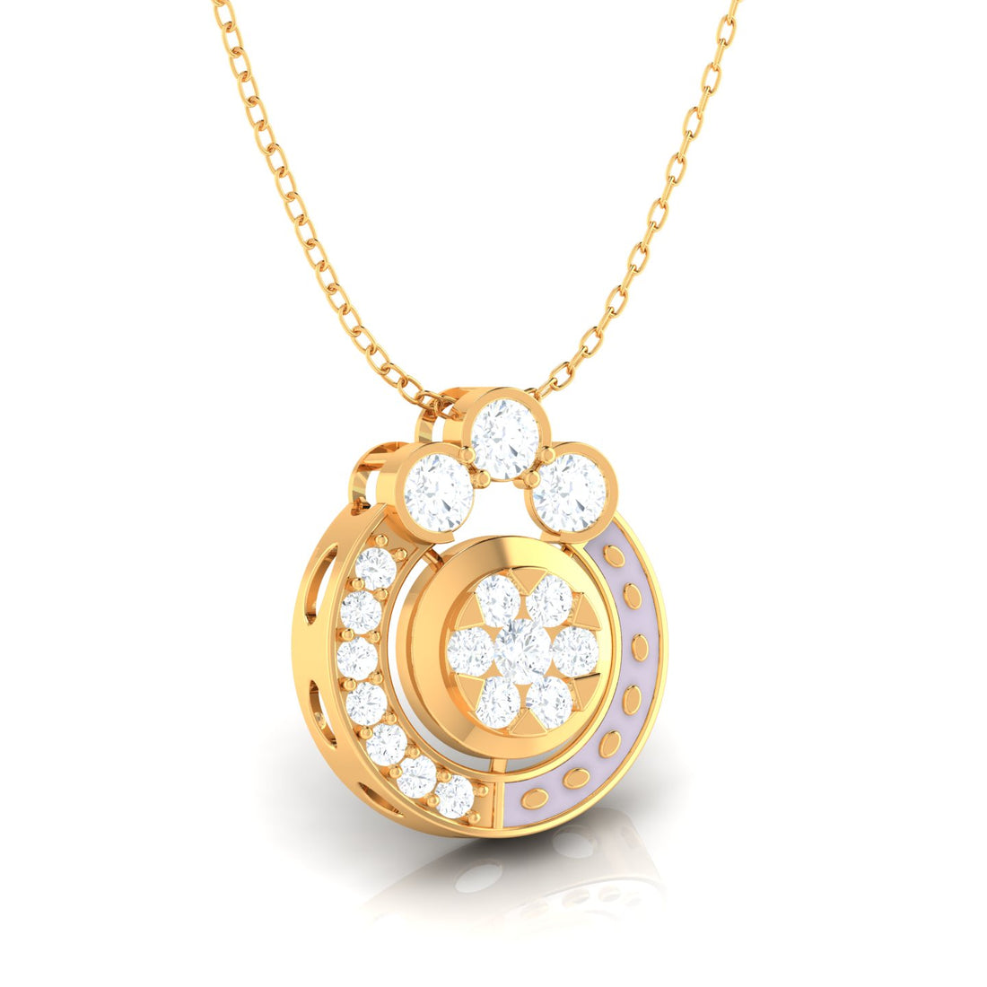 Urban Blossoms Diamond Pendant (WITHOUT CHAIN)