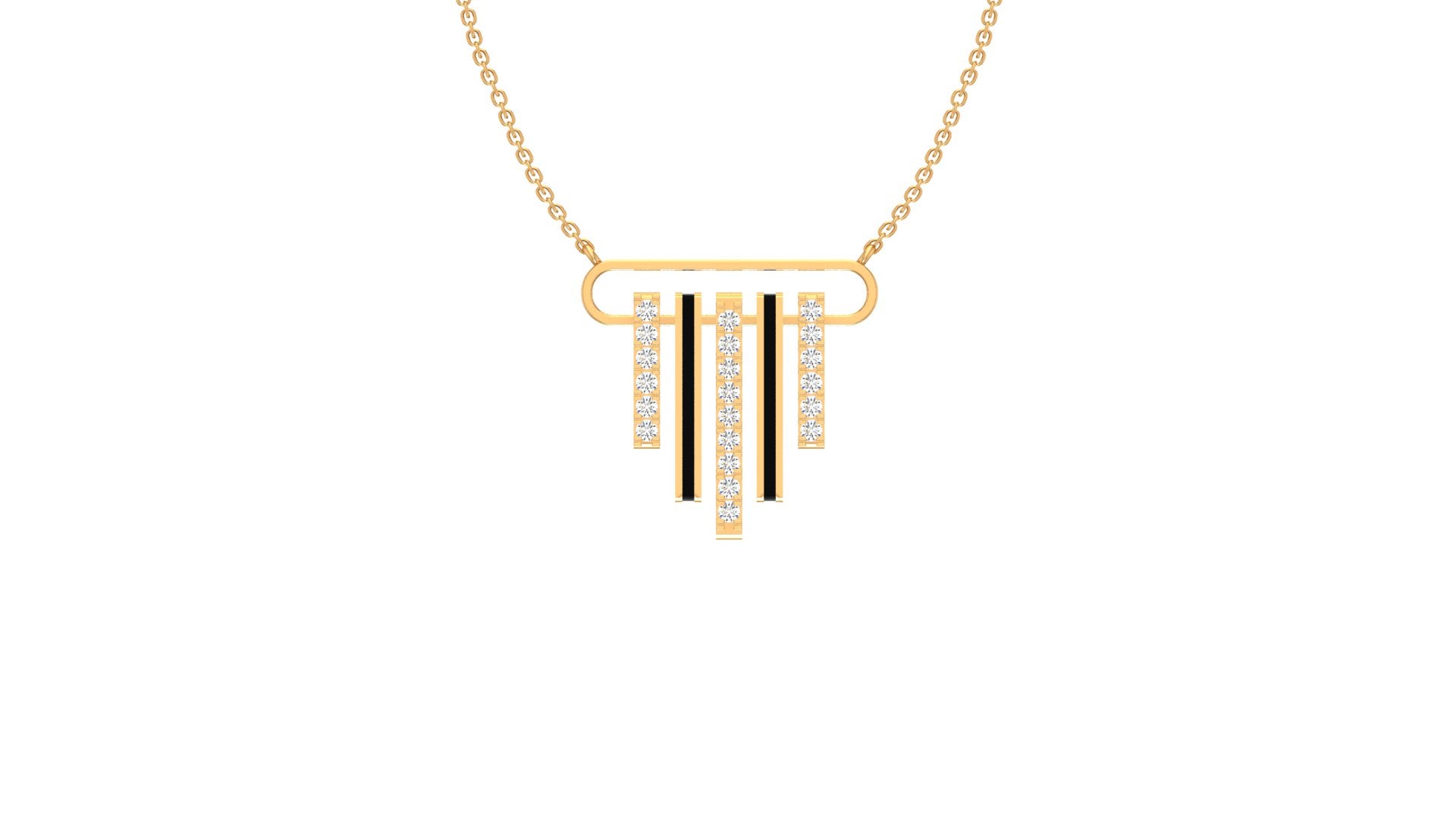 Cocktail Bar Diamond Pendant (WITHOUT CHAIN)