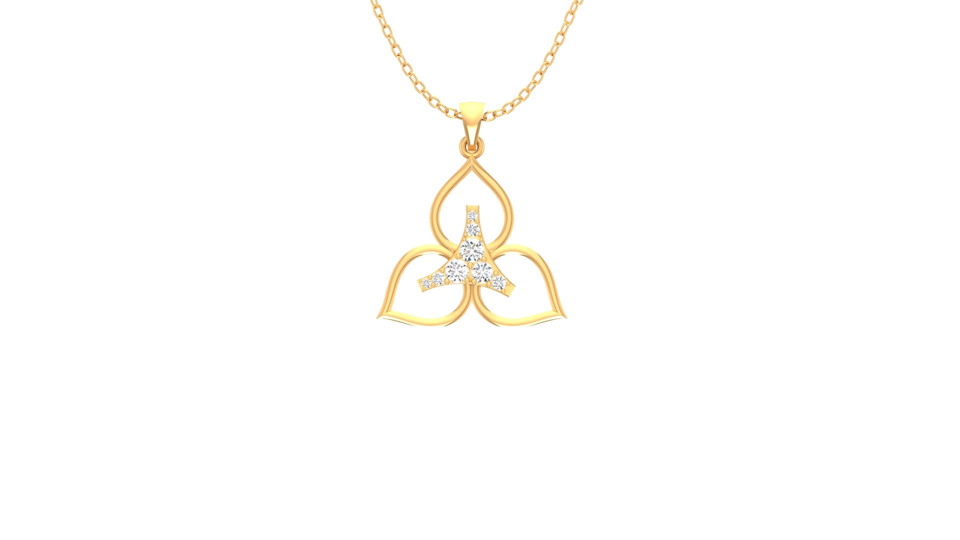 Diamond Angela Pendant (WITHOUT CHAIN)