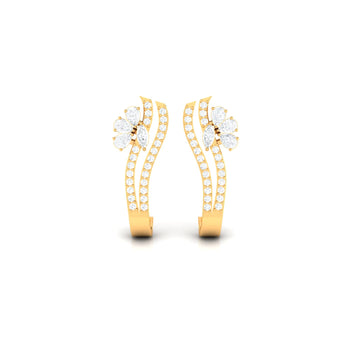 Royal Crest Diamond Earring