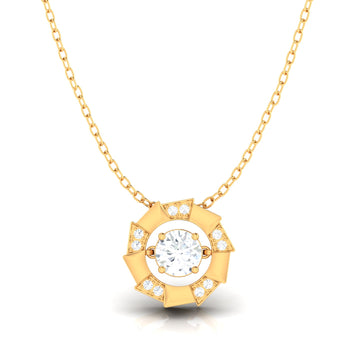 The Lilac Move Diamond Pendant (WITHOUT CHAIN)