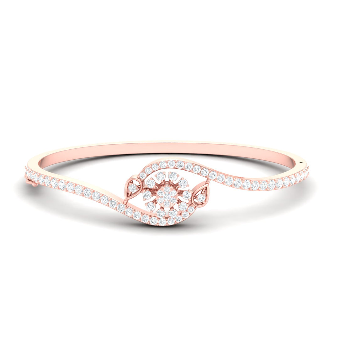 Shiny Daisy Trio Diamond Bracelet
