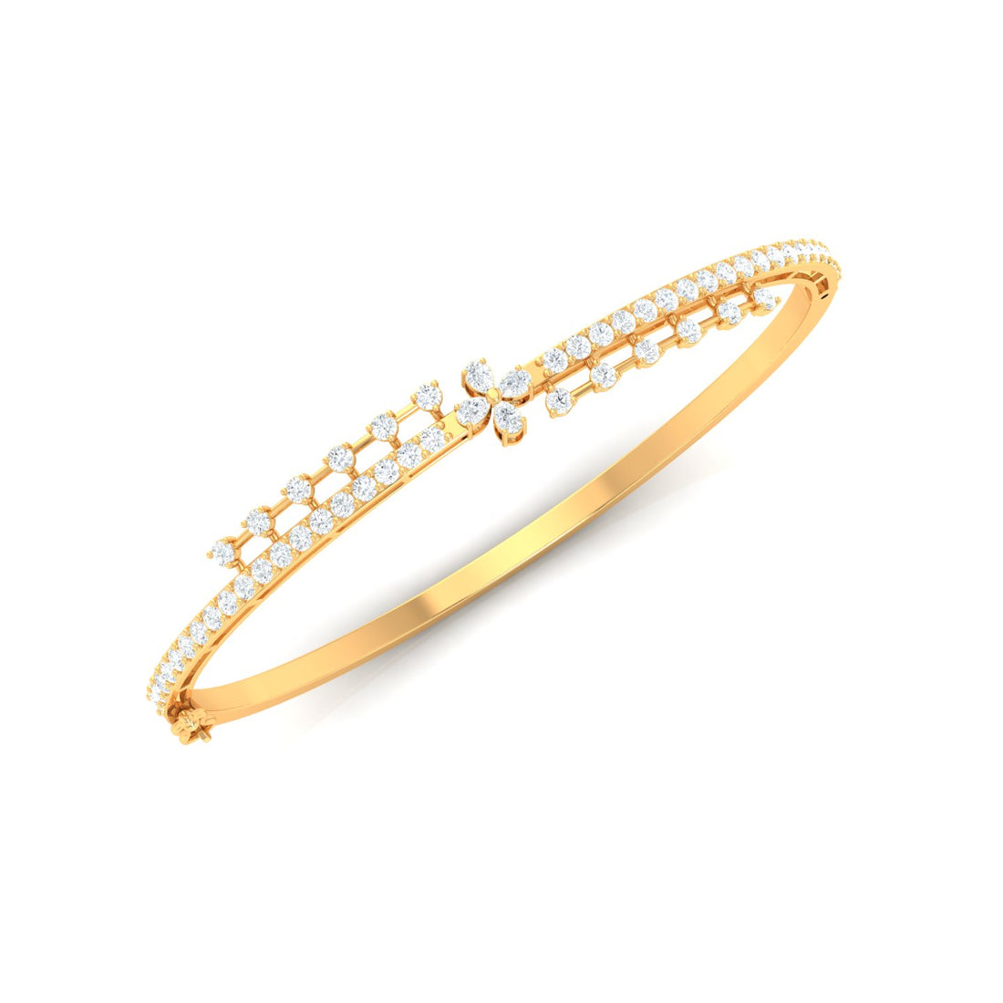 Dazzling Diamond Studded Bangle