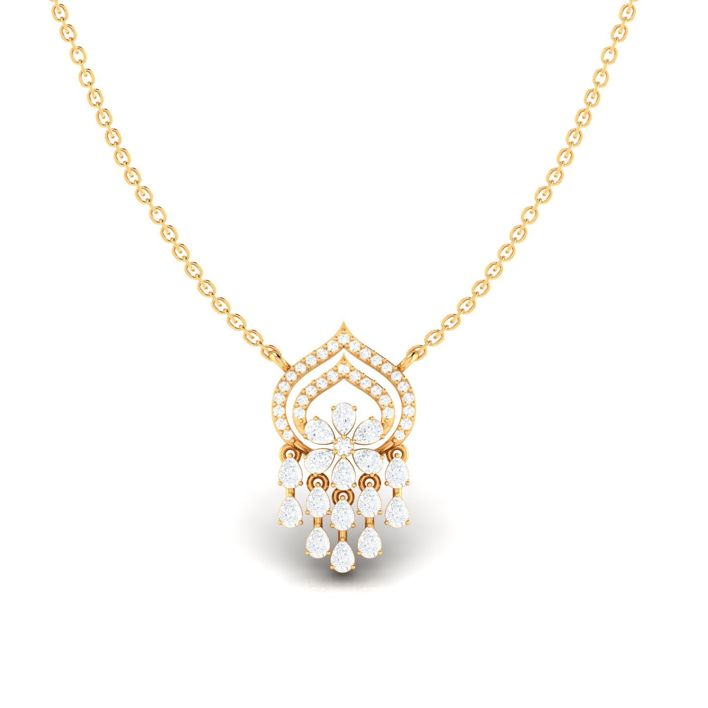 Gleaming Diamond Pendant (without chain)