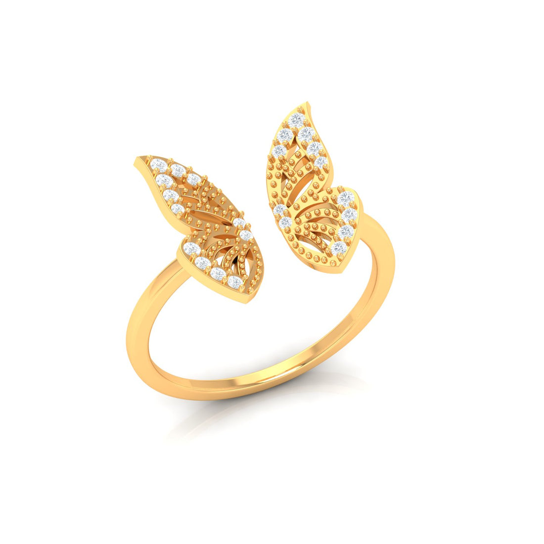 Nature butterfly Ring 14KT