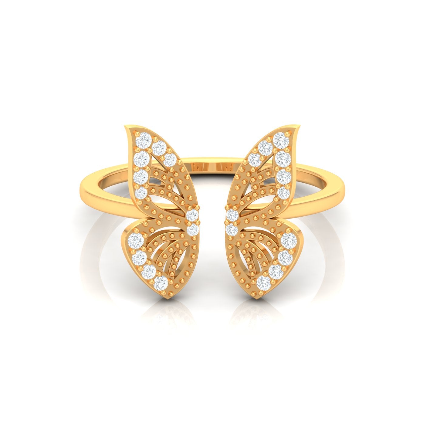 Nature butterfly Ring 14KT